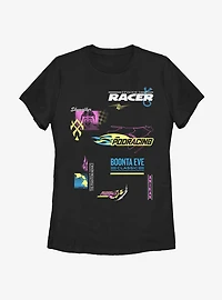Star Wars Race Scatter Womens T-Shirt