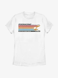 Star Wars Retro Pod Race Lines Womens T-Shirt