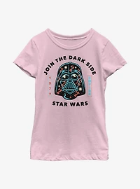 Star Wars Vader Space Face Youth Girls T-Shirt
