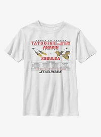 Star Wars Anakin Vs Sebulba Youth T-Shirt