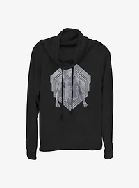 Marvel WandaVision Fierce Vision Pose Cowlneck Long-Sleeve Girls Top
