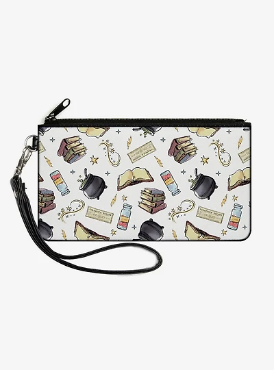 Harry Potter Magical Elements Canvas Clutch Wallet
