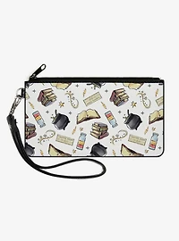 Harry Potter Magical Elements Canvas Clutch Wallet