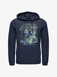 Star Wars Poster Neon Pop Hoodie