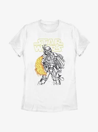 Star Wars Heat Thrower Womens T-Shirt