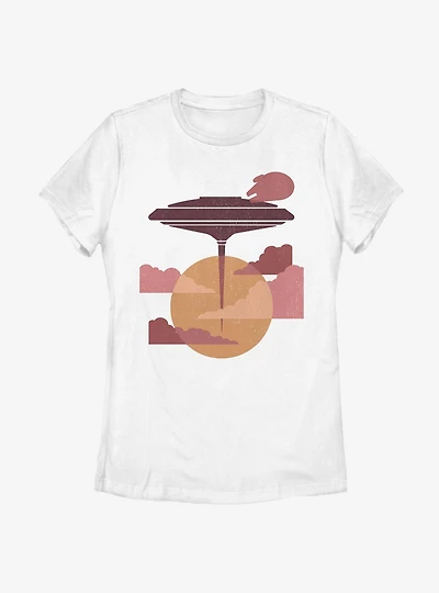 Star Wars Cloud City Minimal Womens T-Shirt