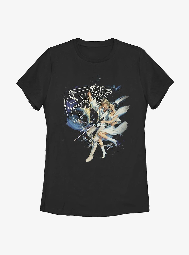 Star Wars Vintage Love Womens T-Shirt