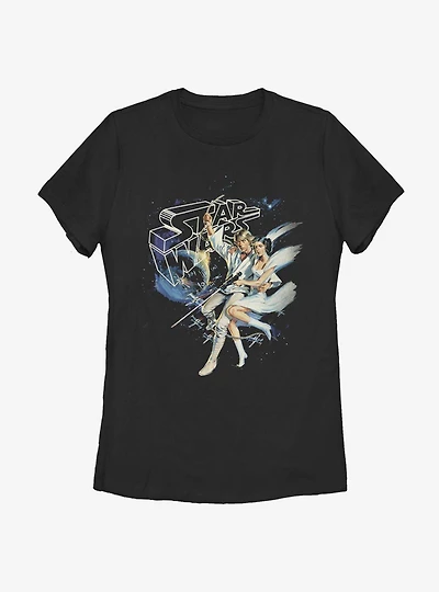 Star Wars Vintage Love Womens T-Shirt