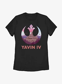 Star Wars Yavin IV Womens T-Shirt
