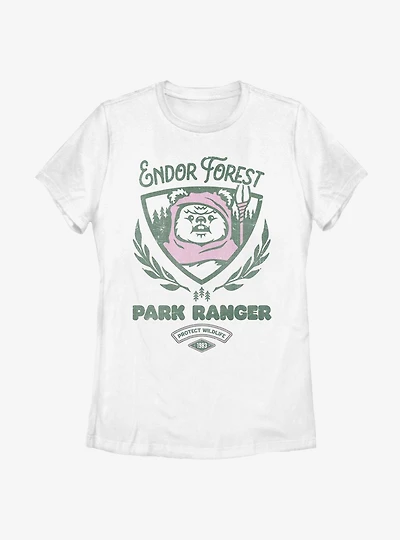 Star Wars Endor Forest Park Ranger Womens T-Shirt