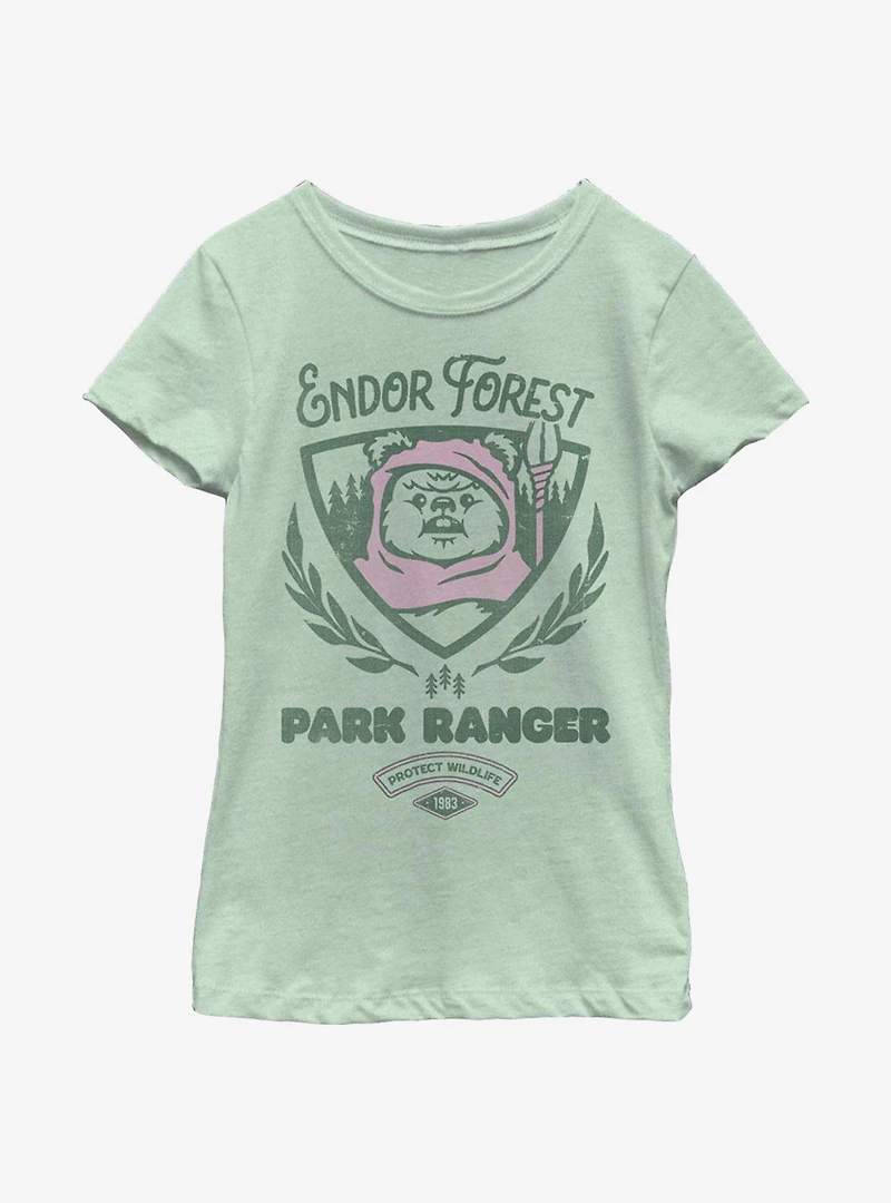 Star Wars Endor Forest Park Ranger Youth Girls T-Shirt