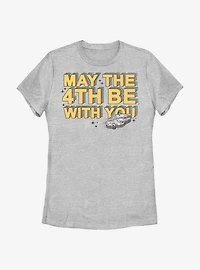 Star Wars May The 4th Be With You Big Letters Womens T-Shirt