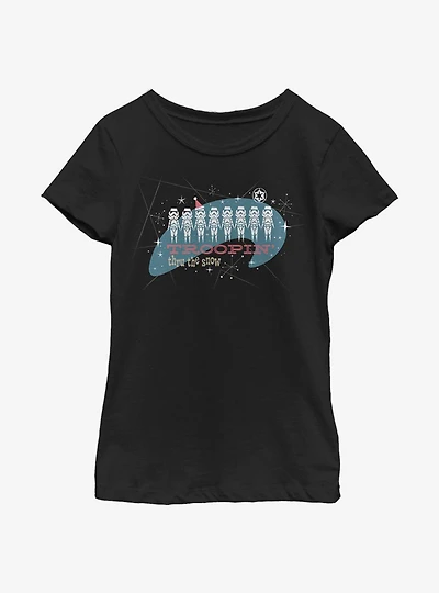 Star Wars Troopin' Thru The Snow Youth Girls T-Shirt