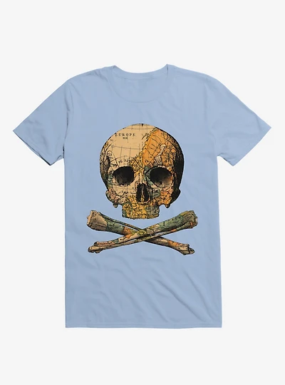 Treasure Map Skull And Bones T-Shirt