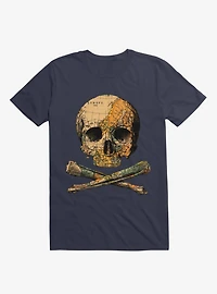 Treasure Map Skull And Bones T-Shirt