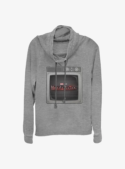 Marvel WandaVision Wanda TV Cowlneck Long-Sleeve Girls Top