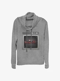 Marvel WandaVision Wanda TV Cowlneck Long-Sleeve Girls Top