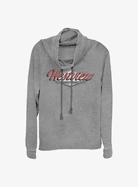 Marvel WandaVision Westview Cowlneck Long-Sleeve Girls Top