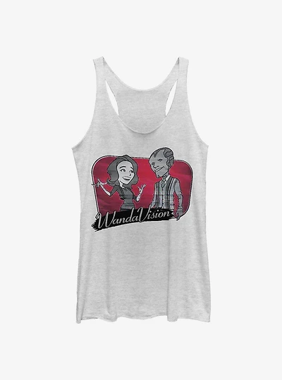 Marvel WandaVision Cartoon Couple Girls Tank