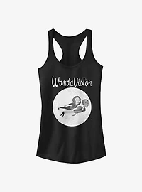 Marvel WandaVision Flying Cartoon Girls Tank