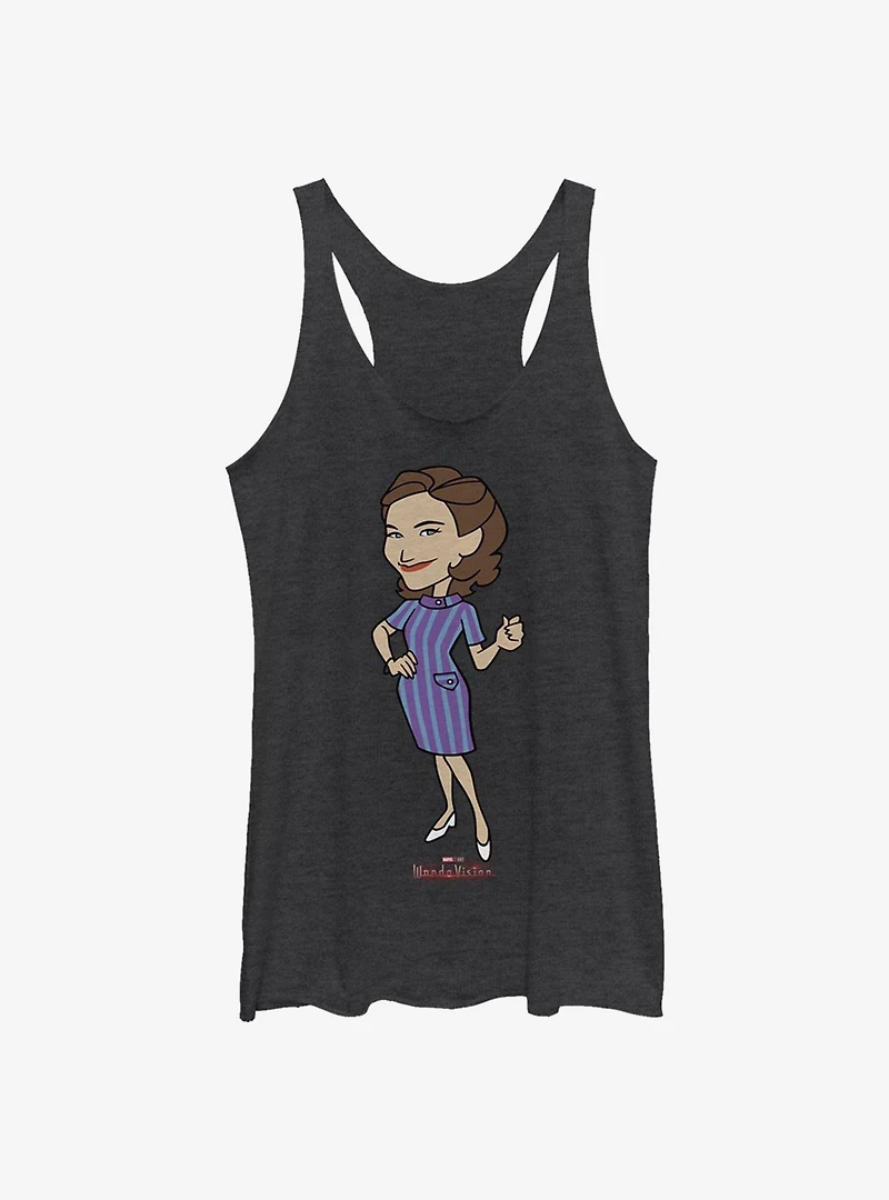 Marvel WandaVision Retro Agatha Girls Tank