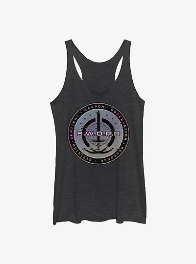 Marvel WandaVision S.W.O.R.D. Digital Logo Girls Tank