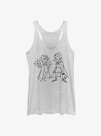 Marvel WandaVision Unusual Couple Simple Ink Girls Tank