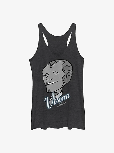 Marvel WandaVision Vision Grins Girls Tank