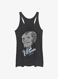 Marvel WandaVision Vision Grins Girls Tank