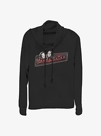 Marvel WandaVision All Smiles Cowlneck Long-Sleeve Girls Top