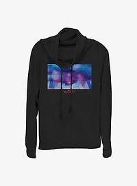 Marvel WandaVision Monica Glitches Cowlneck Long-Sleeve Girls Top
