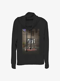 Marvel WandaVision Poster 50's Cowlneck Long-Sleeve Girls Top