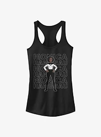 Marvel WandaVision Agent Monica Name Stack Girls Tank