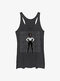 Marvel WandaVision Agent Monica Name Stack Girls Tank