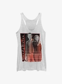 Marvel WandaVision Glitching Couple Girls Tank