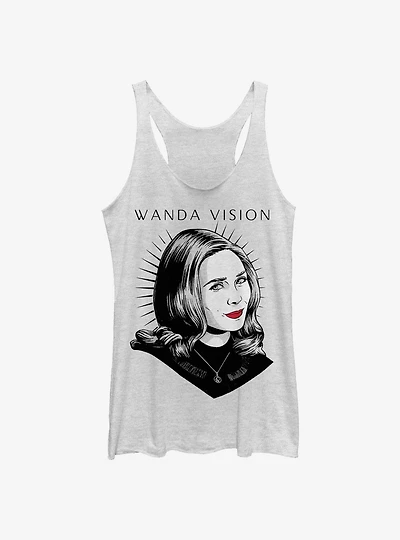 Marvel WandaVision Red Lip Wanda Girls Tank