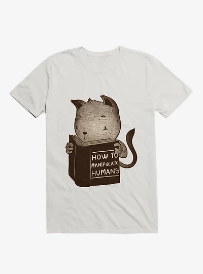 Cat Book: How To Manipulate Humans T-Shirt