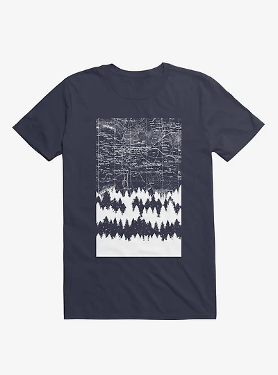 Maps Silhouette Square T-Shirt