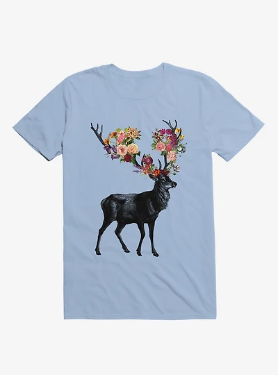 Spring Itself Deer Floral T-Shirt