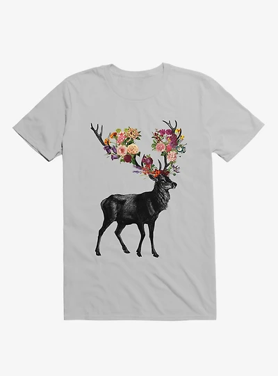 Spring Itself Deer Floral T-Shirt