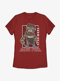 Star Wars: The Rise Of Skywalker Babu Frik Womens T-Shirt