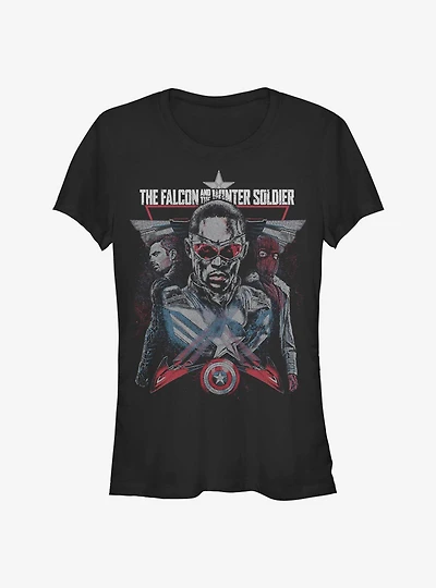 Marvel The Falcon And The Winter Soldier The Characters Girls T-Shirt
