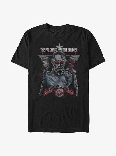 Marvel The Falcon And The Winter Soldier The Characters T-Shirt