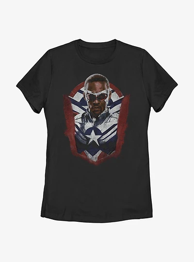 Marvel The Falcon And Winter Soldier Meet Captain America Womens T-Shirt