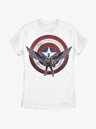 Marvel The Falcon And Winter Soldier Sam Captain America Womens T-Shirt