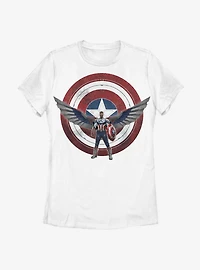 Marvel The Falcon And Winter Soldier Sam Captain America Womens T-Shirt