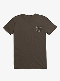 Fox Black And White Minimalist Pictogram