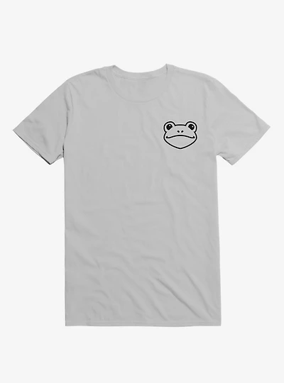 Frog Black And White Minimalist Pictogram T-Shirt