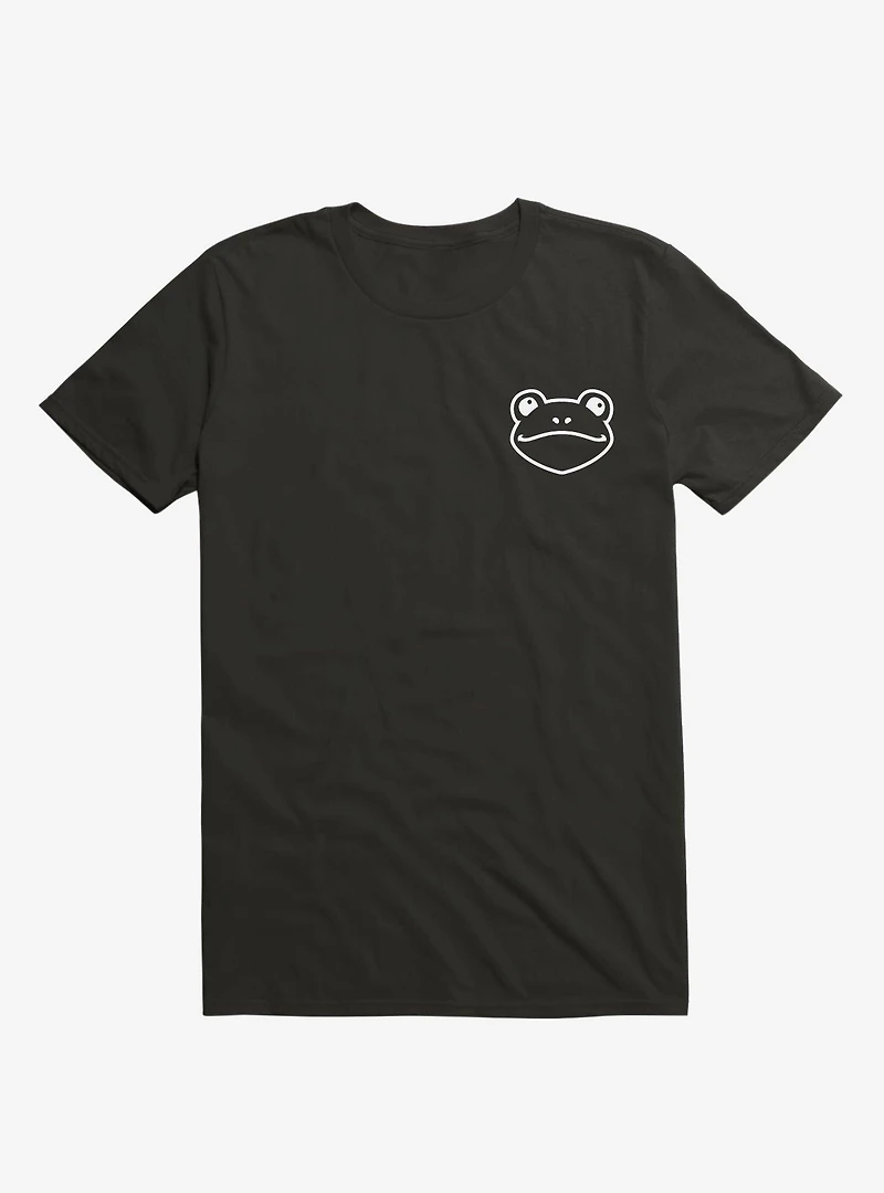 Frog Black And White Minimalist Pictogram
