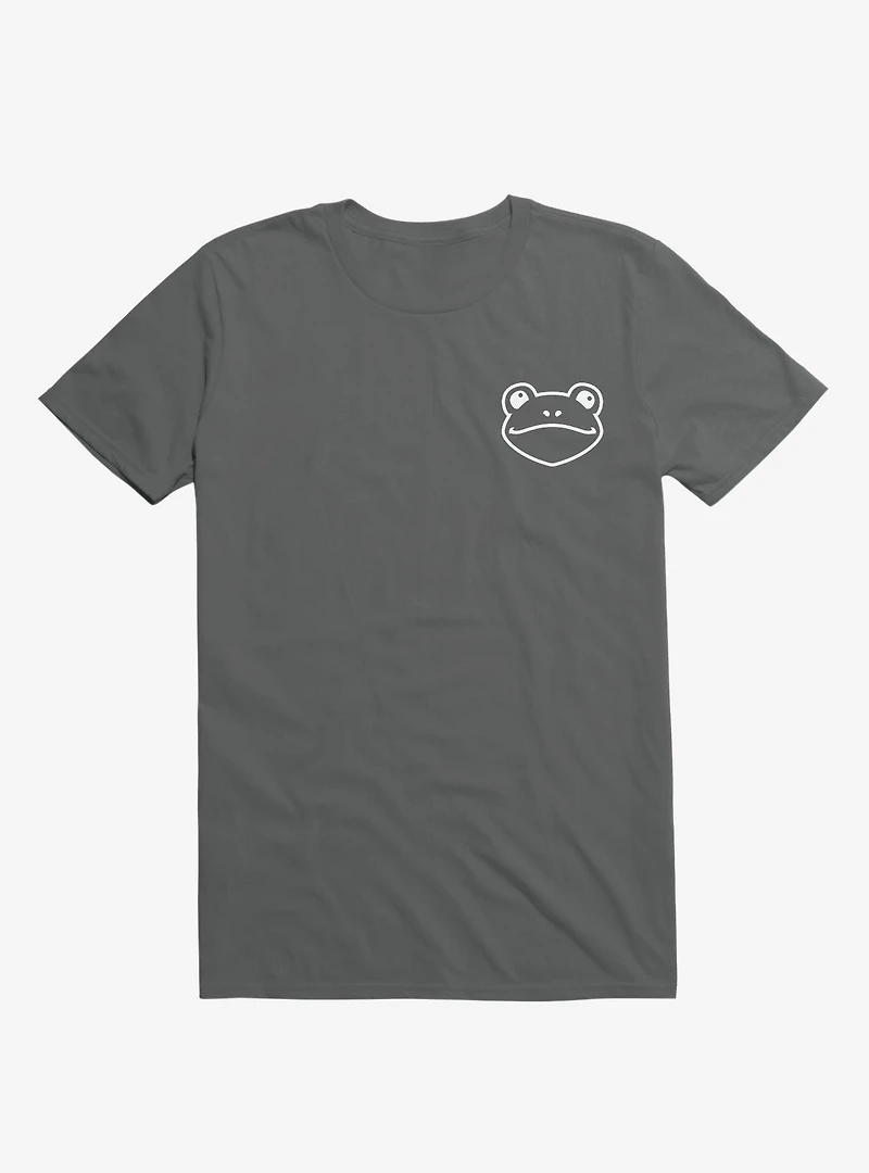 Frog Black And White Minimalist Pictogram